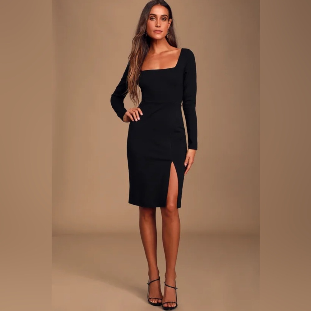 Lulus Style and Sass Square Neck Dress